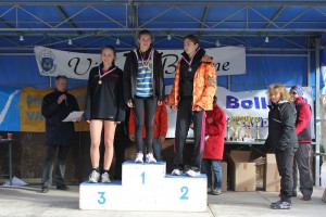 Julie titrée chez les cadettes Cross 502